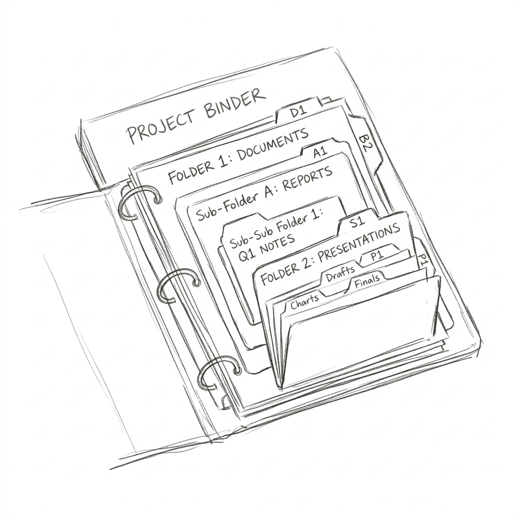 Document concept sketch